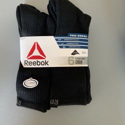 Reebok Mens Crew Socks 