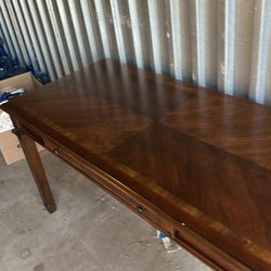 Wooden desk