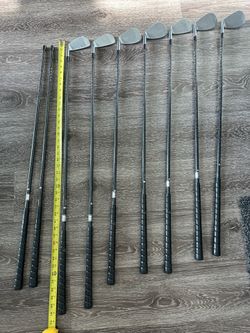 Vintage Wood Bros Championship Balance forged irons - great condition, great classic golf clubs