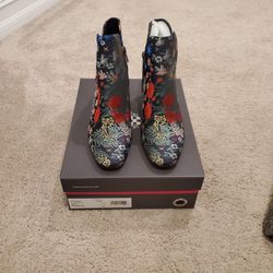 Vince Camuto Wonderland Floral Print Bootie