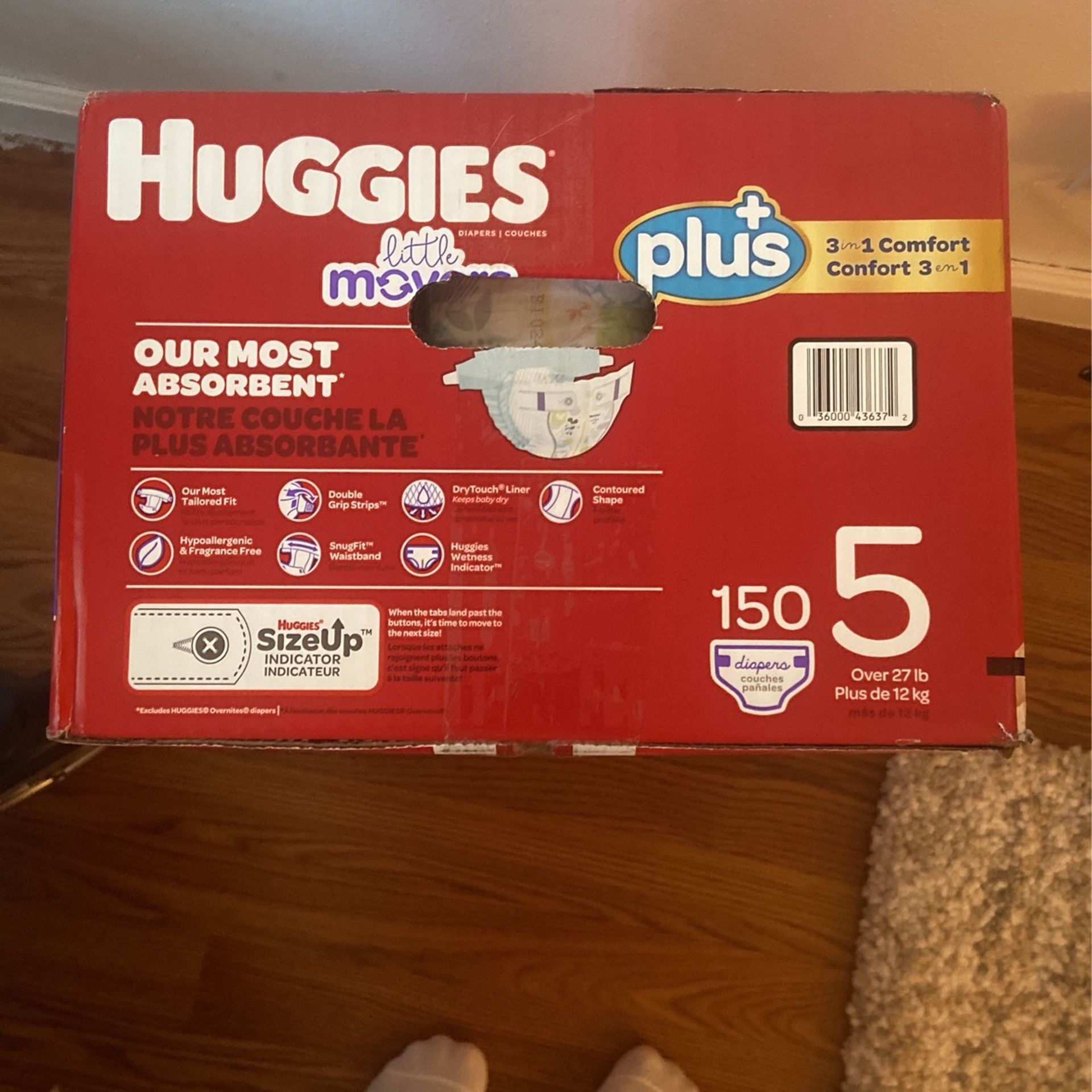 Huggies Little Movers Size 5