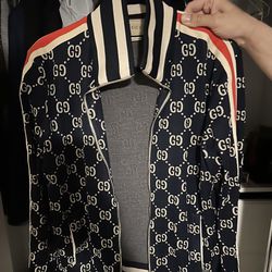 Gucci Authentic Track Suit - Size Large