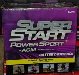 Super Start Power Sport AGM Battery ETX14L
