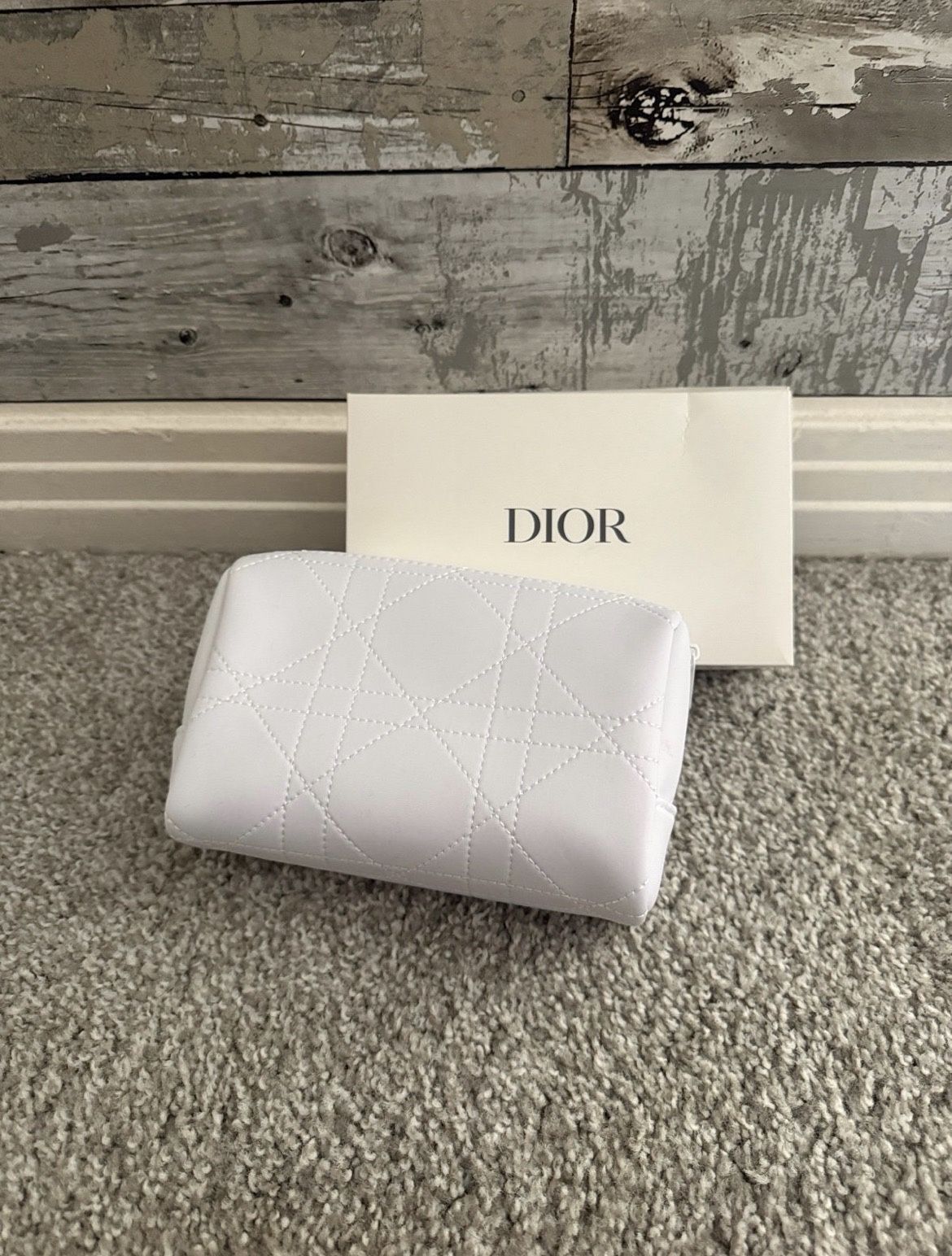 Christian Dior White Pouch 