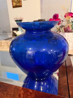 Vintage Cobalt Blue Vase