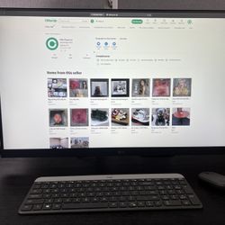 LG 32" UltraGear QHD 165Hz HDR10 Monitor with Huanuo Single Monitor Arm