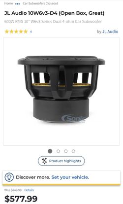 Jlaudio Subwoofers And 2 Amps