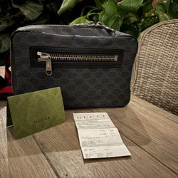 Gucci GG Black Sling Backpack