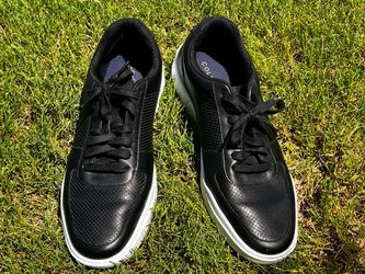 Cole Haan Men’s Grand Sneakers Black White Size 10
