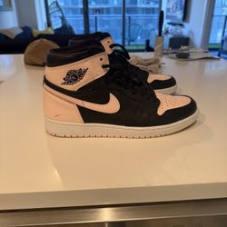 Black/Pink Air Jordan 1s (size 12)