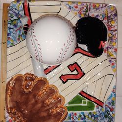 Ceramic Chip And Dip Bowl 