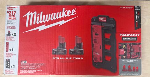 Milwaukee M12 4.0 Red Lithium battery