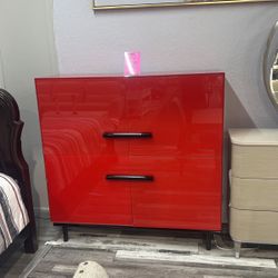 Red Dresser
