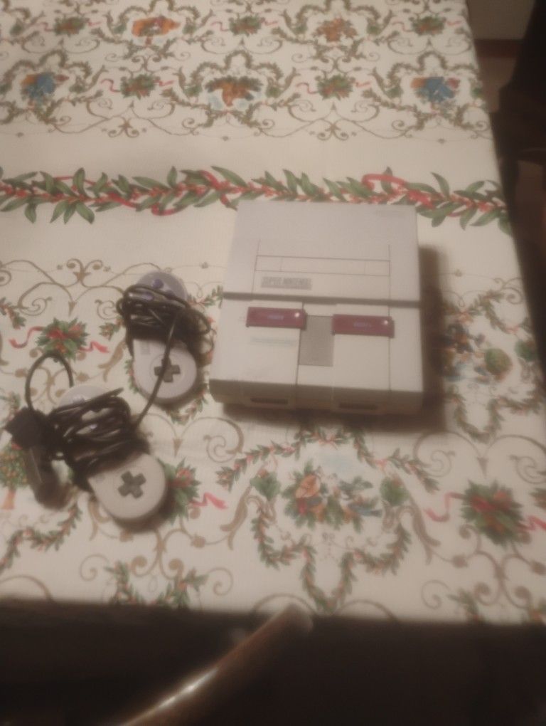 Super Nintendo With 14 Games