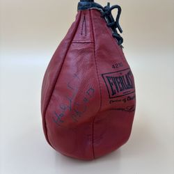 Evander Holyfield Autographed Speed Bag