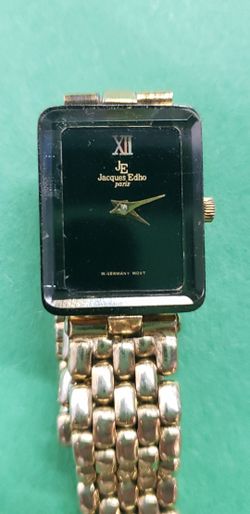 Jacques Edho París Gold Plated Watch Germany Movt 