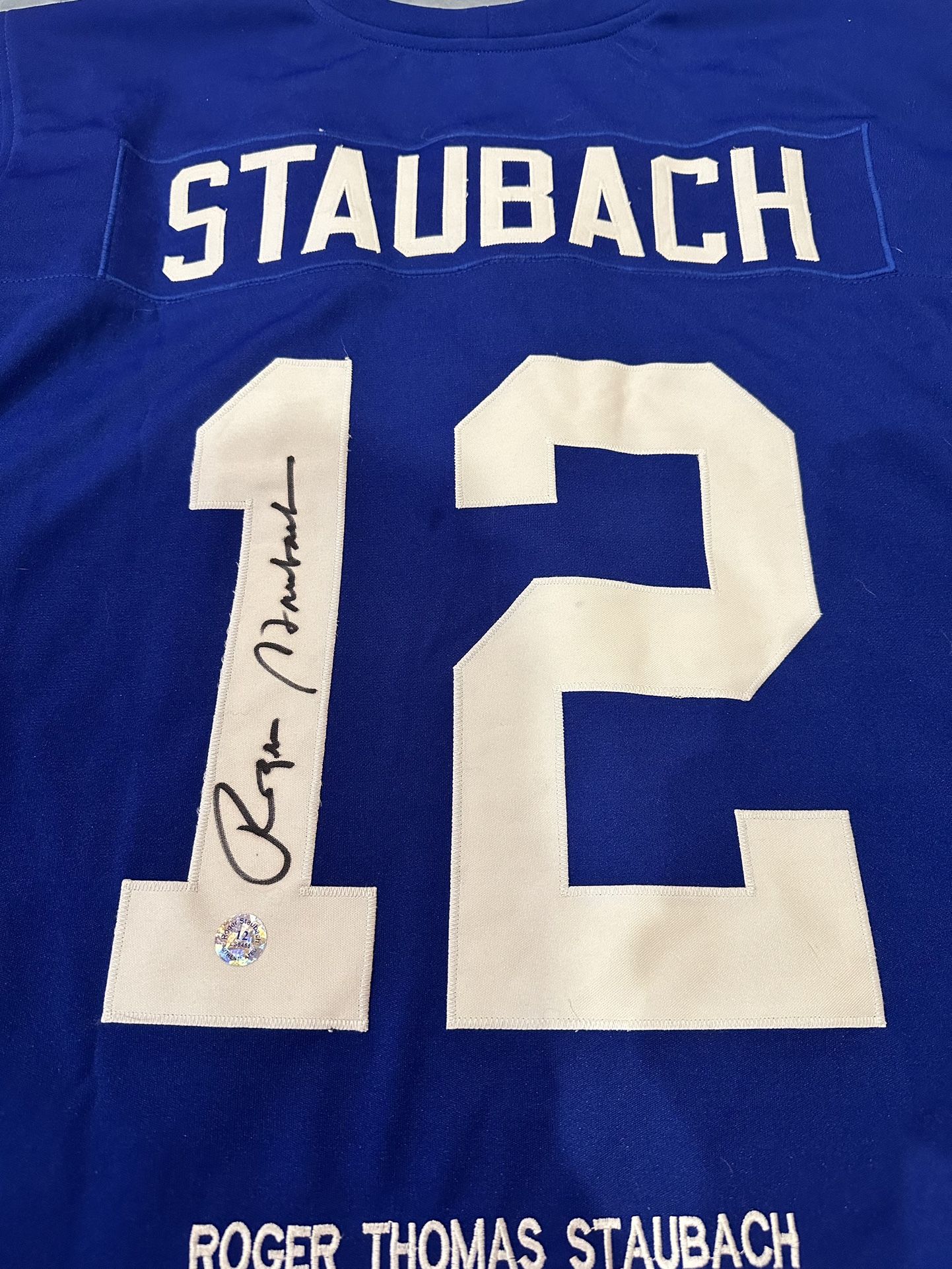 Official Roger Staubach Signed Jersey (Signature authenticated),