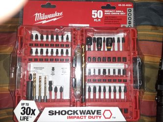 Milwaukee Impact Drill and Driver Bits. (50pc)