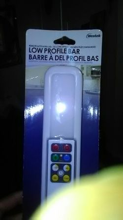 Westek low profile bar-remote activated LED