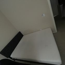 Queen Size Bed Frame And Mattress - Excellent Condition