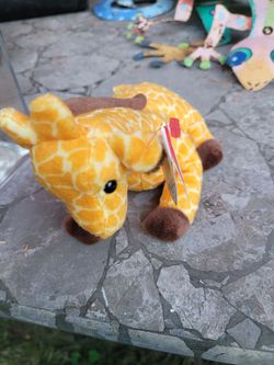 Ty Beanie Baby Giraffe Plush with Tag