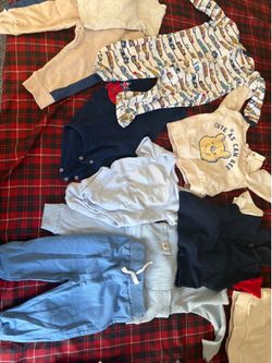 Baby boy clothes new born- 6 to 9 months.