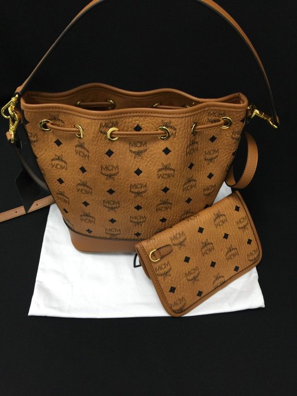 MCM Dessau Drawstring Bag