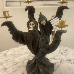 Skeletons In The Closet Candle Holder