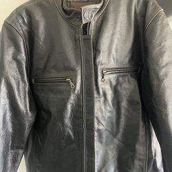 New, Leather Jacket Size L 