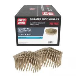 Roofing 1 3/4” Coil Nails For Ridge And Hips
