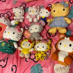 Bunch Hello Kitty Plush Vintage 
