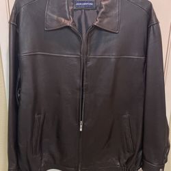 100% Genuine Soft Leather Black XL Jacket