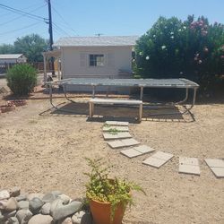 Trampoline, Swing Set, kids slide