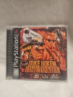 Duke Nukem Time To Kill Playstation 1 PS1 Game 