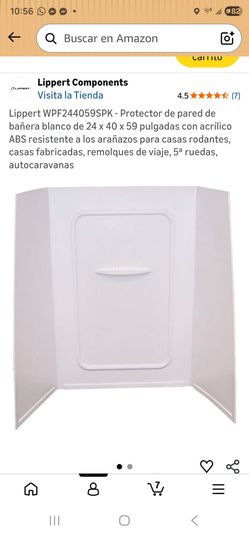 Rv shower wall, paredes de baño de trailer