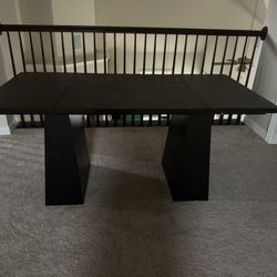 Black Dining Table/desk $300