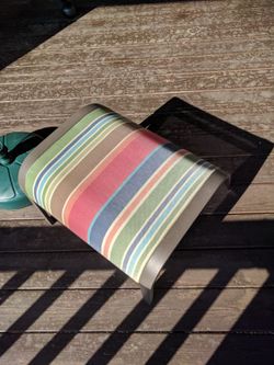 Foot rest outdoor deck furniture