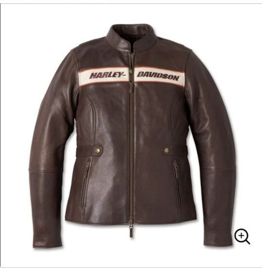Harley Davidson Women's Victory Lane Leather Riding Jacket