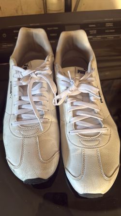 White puma shoes men’s size 12
