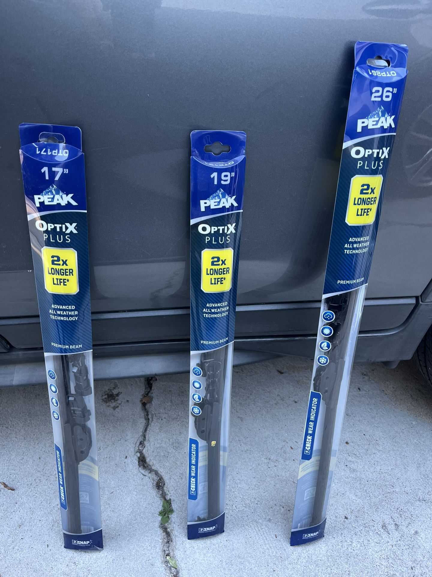 Optix Plus Peak Windshield Wipers (17 Inch)