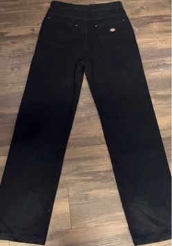 Dickies Double Knee Duck Pants Stonewashed Black 28x32