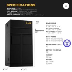 Gorilla Grow Tent 4X4 