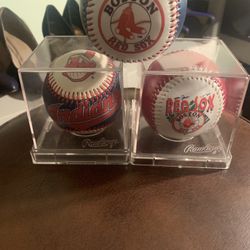 Baseballs Red Sox And Indians 