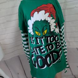 The Grinch Shirt Girls Size L