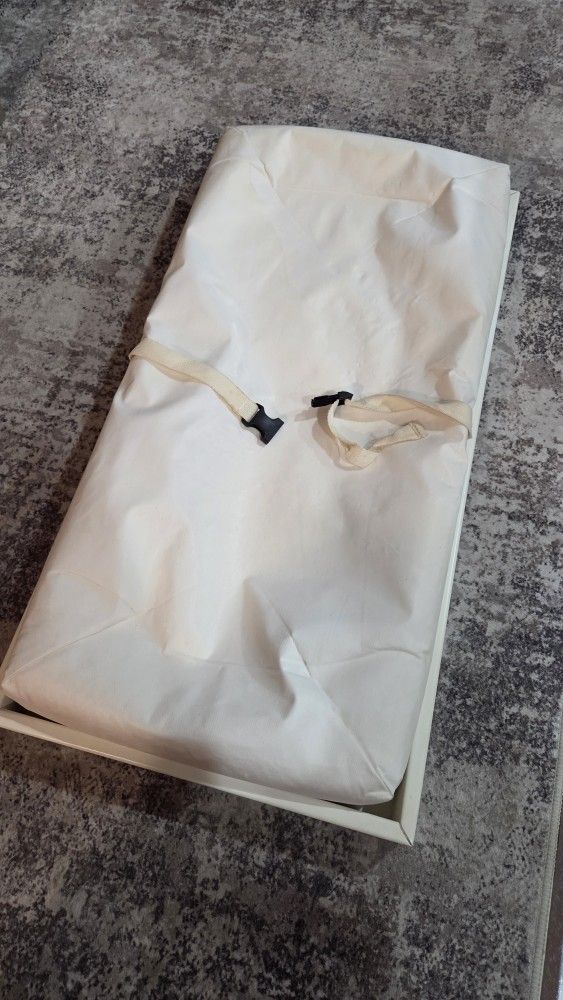 Removable Baby Changing Tray For Dresser in White with Waterproof Pad