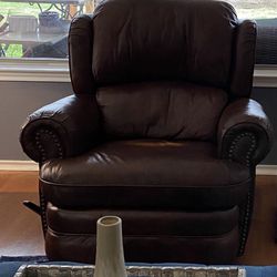 Leather Lazy Boy Recliner 