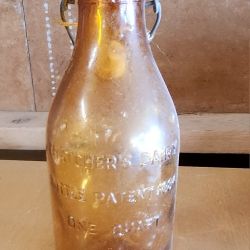 Vintage Thatcher Dairy Milk Bottle