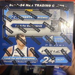 2023 - 2024 NBA Prizm Panini Basketball retail box sealed (24 packs) wemby chase
