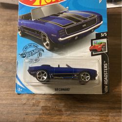 Hot Wheels 2020 Hw Roadsters '69 Camaro, Blue 190/250