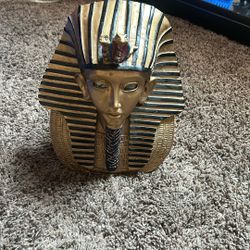 Egyptian Hand Carved Candle Holder